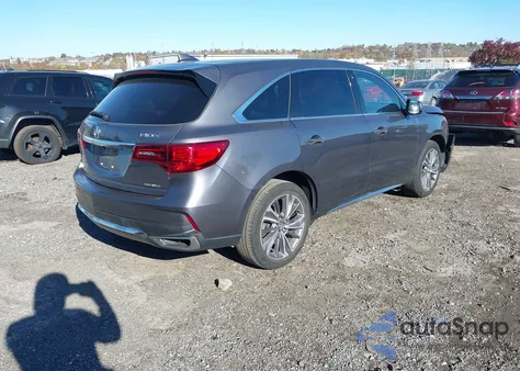 2018 Acura Mdx Technology Package Acurawatch Plus Pkg from USA, damaged, VIN 5J8YD4H56JL024111